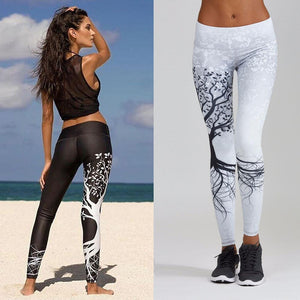 Legging estampado de árbol