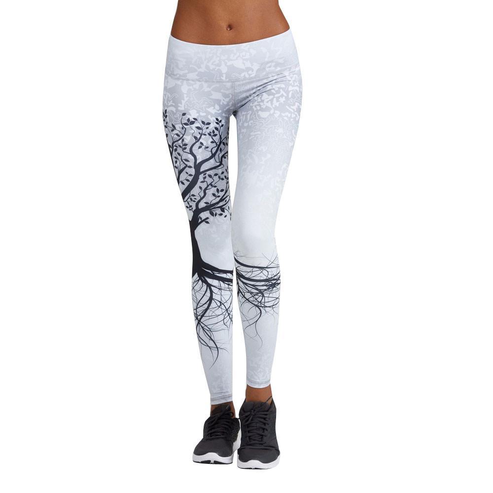 Legging estampado de árbol